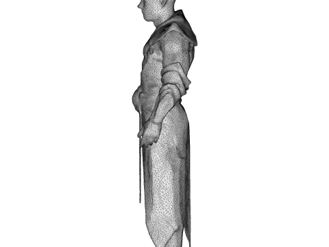Orcish Horned Warrior 3D Print Model