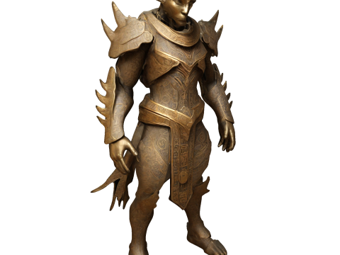 Draconic Knight Battle Armor 3D Принт Модель