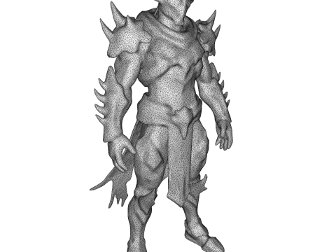 Draconic Knight Battle Armor 3D Принт Модель