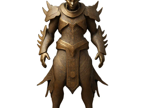 Draconic Knight Battle Armor 3D Print Model