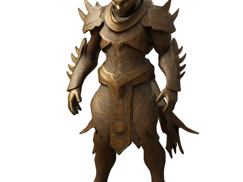Draconic Knight Battle Armor 3D Принт Модель