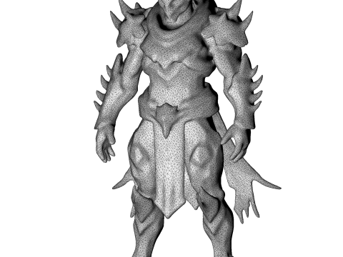 Draconic Knight Battle Armor 3D Принт Модель
