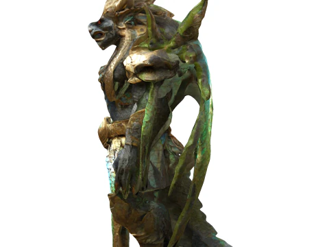 Guardi&atilde;o Draconiano Modelo de Impressão 3D