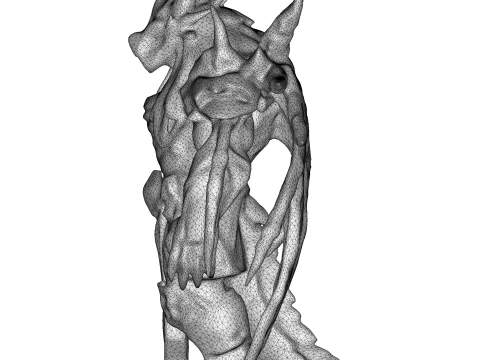 Guardi&atilde;o Draconiano Modelo de Impressão 3D