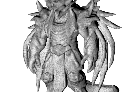Guardi&atilde;o Draconiano Modelo de Impressão 3D