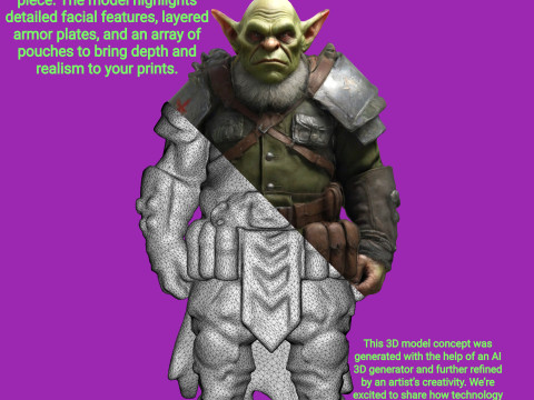Goblin Grunt 3D Print Model