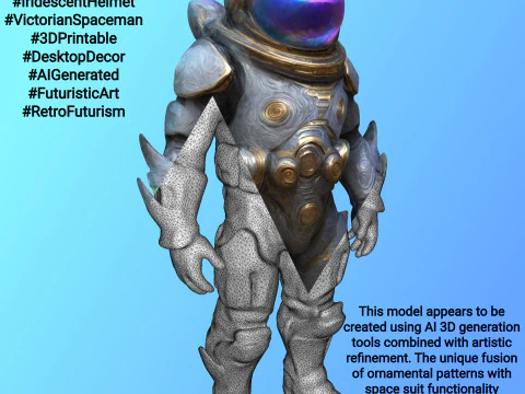 コズミック・ガーディアン イリディセント・ボイジャー 3Dプリントモデル