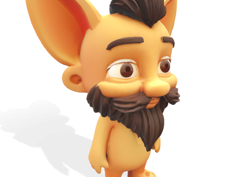 Whimsical Woodland Creatures Premium 3D Character Collection 3D 打印模型