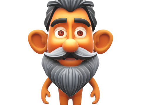 Whimsical Woodland Creatures Premium 3D Character Collection 3D 打印模型
