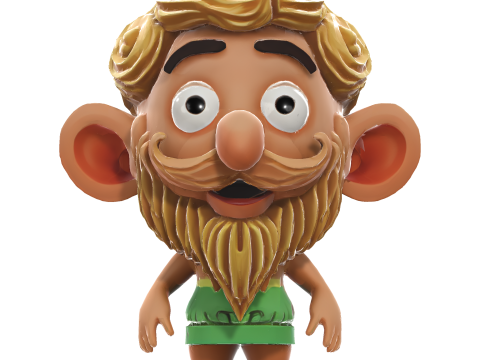 Whimsical Woodland Creatures Premium 3D Character Collection 3D 打印模型