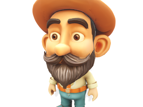 Whimsical Woodland Creatures Premium 3D Character Collection 3D 打印模型