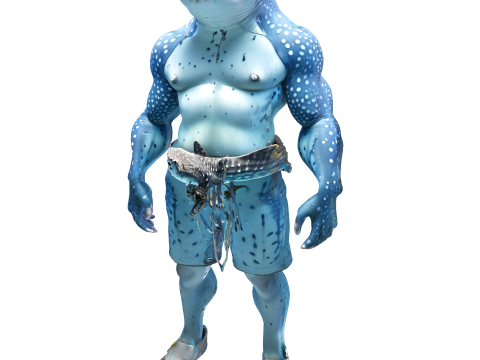 BeastBound Guardians Anthro Warrior Collection 3D Принт Модель