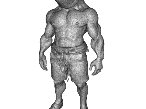 BeastBound Guardians Anthro Warrior Collection 3D Принт Модель
