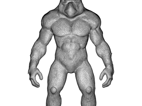 BeastBound Guardians Anthro Warrior Collection 3D Принт Модель