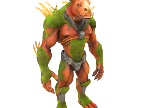 BeastBound Guardians Anthro Warrior Collection 3D Принт Модель