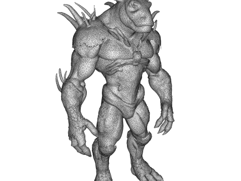 BeastBound Guardians Anthro Warrior Collection 3D Принт Модель