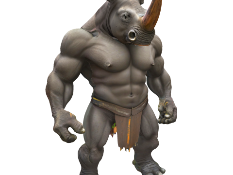 BeastBound Guardians Anthro Warrior Collection 3D Принт Модель