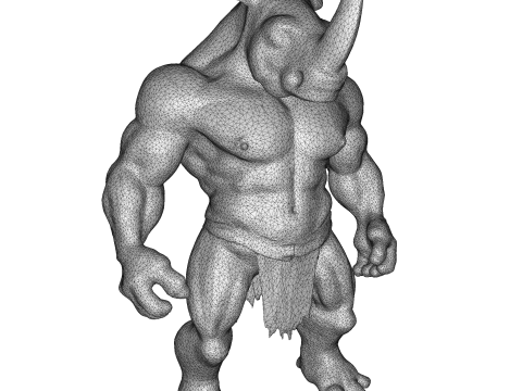 BeastBound Guardians Anthro Warrior Collection 3D Принт Модель