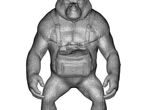 BeastBound Guardians Anthro Warrior Collection 3D Принт Модель
