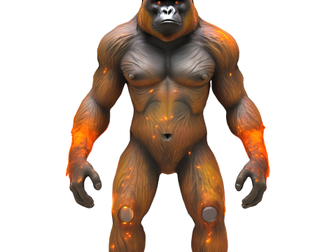 BeastBound Guardians Anthro Warrior Collection 3D Принт Модель