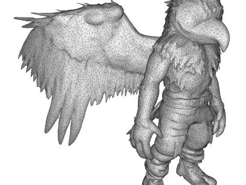 BeastBound Guardians Anthro Warrior Collection 3D Принт Модель