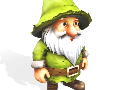 Garden Gnome Character Collection Premium 3D Print-Ready Figurines Model Cetak 3D