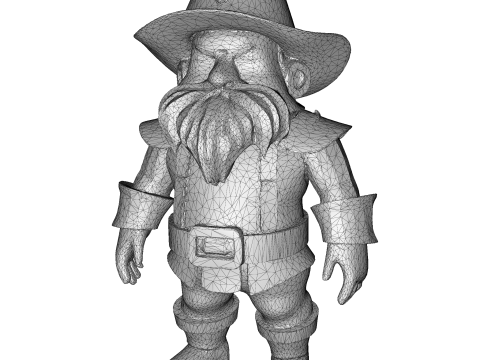 Garden Gnome Character Collection Premium 3D Print-Ready Figurines Model Cetak 3D