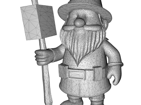 Garden Gnome Character Collection Premium 3D Print-Ready Figurines Model Cetak 3D