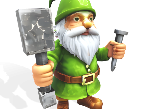 Garden Gnome Character Collection Premium 3D Print-Ready Figurines Model Cetak 3D