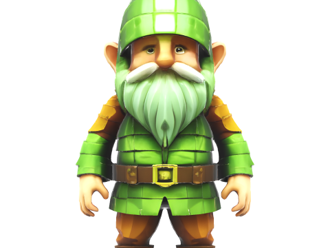 Garden Gnome Character Collection Premium 3D Print-Ready Figurines Model Cetak 3D