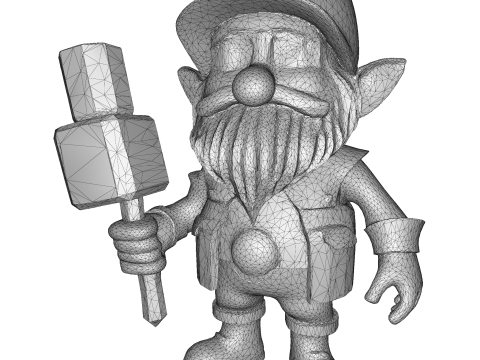 Garden Gnome Character Collection Premium 3D Print-Ready Figurines Model Cetak 3D