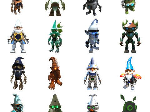 RoboGnome Guardians Collection Modelo de impresión 3D