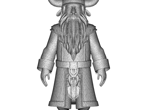 Ancient Dwarf Legends Premium Fantasy Character Collection 3D Print Model