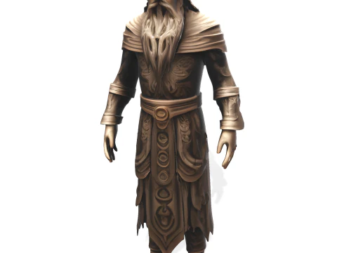 Ancient Dwarf Legends Premium Fantasy Character Collection 3D Print Model
