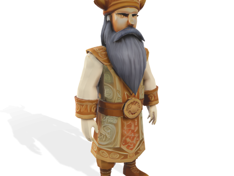 Ancient Dwarf Legends Premium Fantasy Character Collection 3D-printmodel