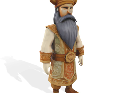 Ancient Dwarf Legends Premium Fantasy Character Collection 3D Print Model