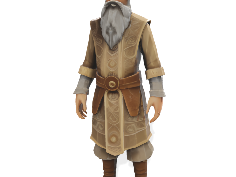 Ancient Dwarf Legends Premium Fantasy Character Collection 3D-printmodel
