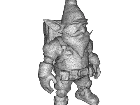 Gnome Squad Cosmic Cyber Adventures 3D Print Model