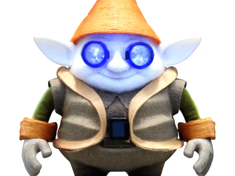 Gnome Squad Cosmic Cyber Adventures 3D Print Model