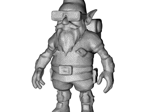 Gnome Squad Cosmic Cyber Adventures 3D प्रिंट मॉडल