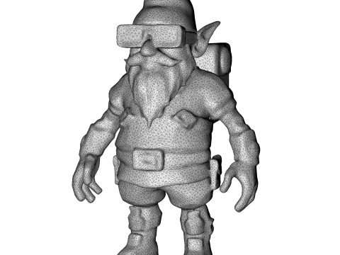 Gnome Squad Cosmic Cyber Adventures 3D Print Model
