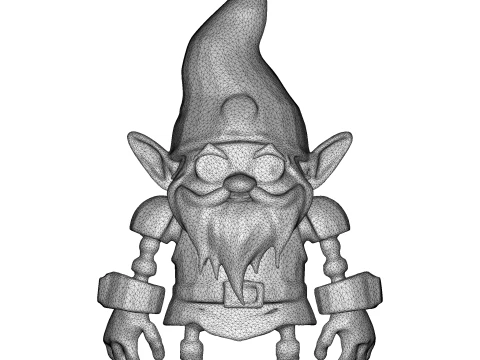 Gnome Squad Cosmic Cyber Adventures 3D Print Model