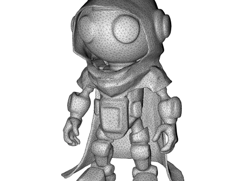 Gnome Squad Cosmic Cyber Adventures 3D Print Model