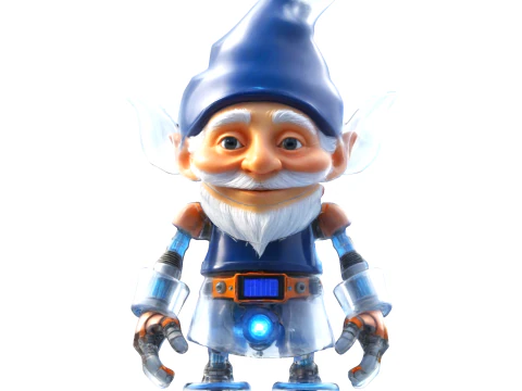 Gnome Squad Cosmic Cyber Adventures 3D Print Model