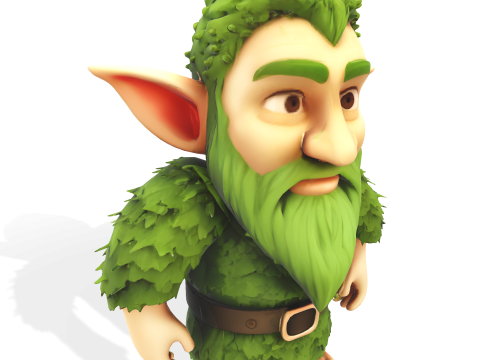 Mosskin Forest Sprite Modèles 3D en vedette