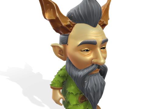 Mosskin Forest Sprite Modèles 3D en vedette