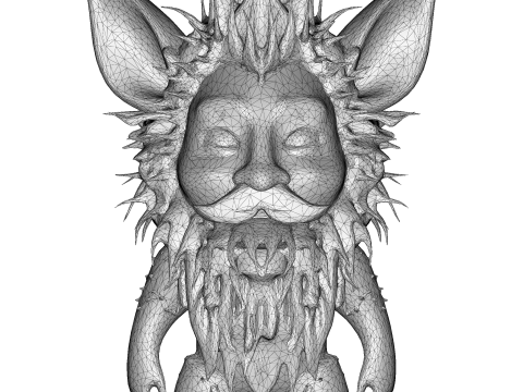 Mosskin Forest Sprite Modèles 3D en vedette
