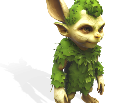 Mosskin Forest Sprite Modèles 3D en vedette