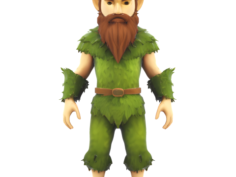 Mosskin Forest Sprite Modèles 3D en vedette