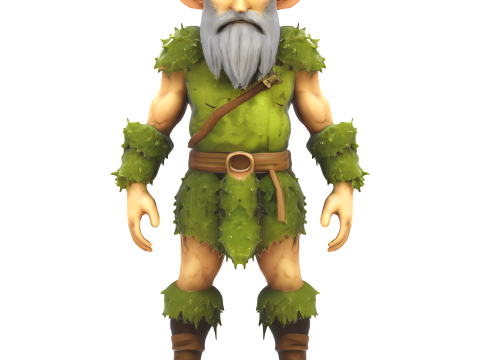 Mosskin Forest Sprite Modèles 3D en vedette